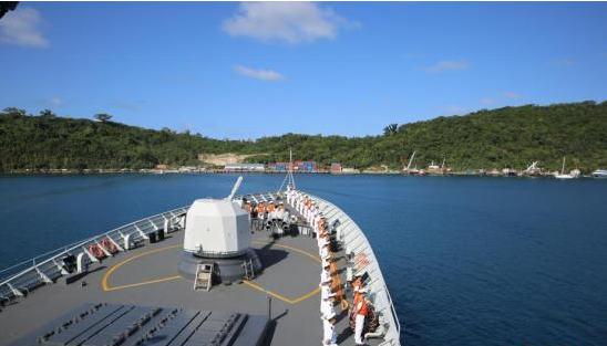 中国海军第二十五批护航编队结束出访任务启程回国