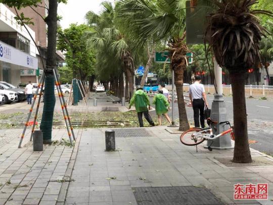 强台风“玛莉亚”连江登陆 福州城区风雨交加