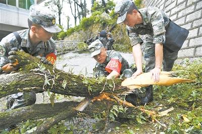 闽浙军民合力抗击台风“玛莉亚”