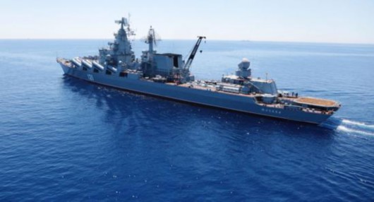 剑指以色列 俄海军在地中海组成