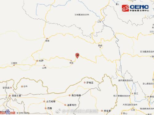 西藏林芝市巴宜区发生4.4级地震 震源深度10千米