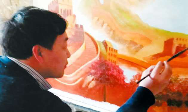 中华国礼第一幅创作者乔领空降陈百加教育课程现场